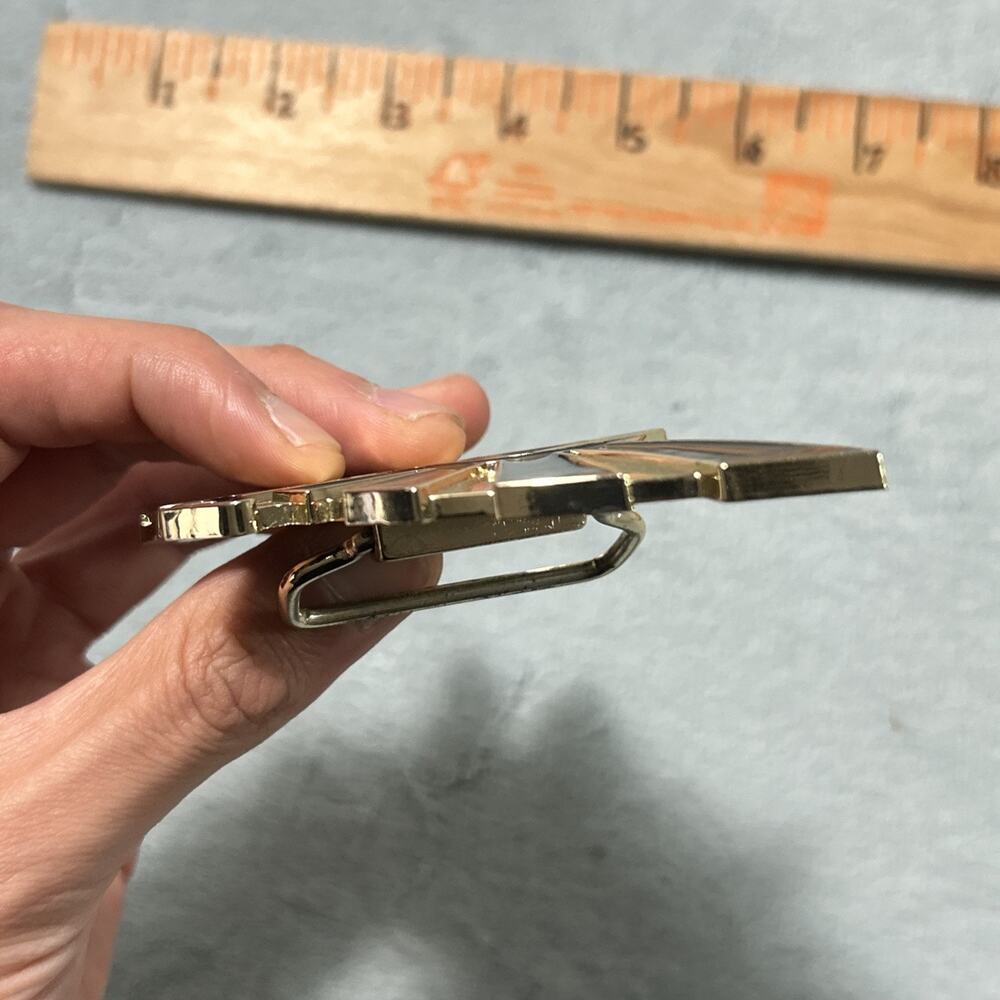 Y2k 2000s Legend Of Zelda Triforce Belt Buckle Metal Nintendo 2009 Excellent CON - Picture 9 of 11